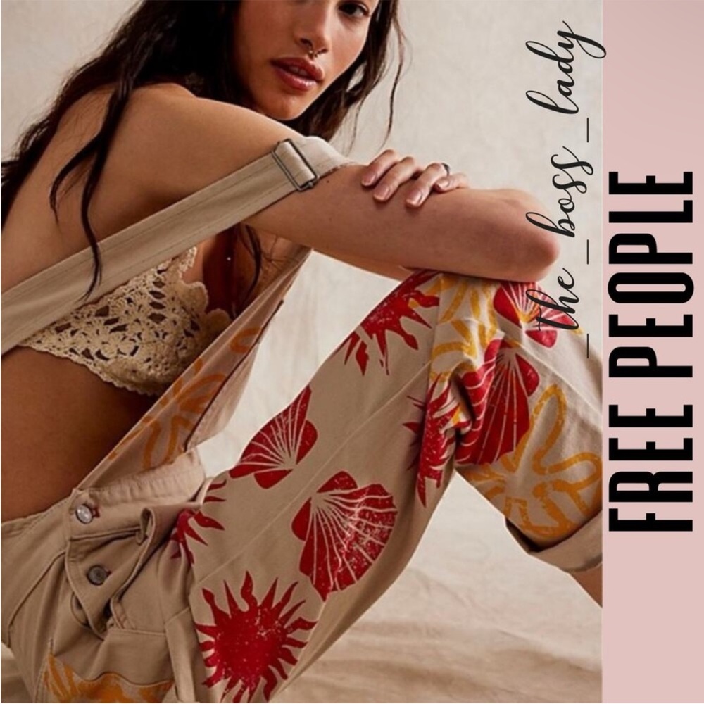 We the Free Ziggy Printed Overalls - Picture 3 of 4